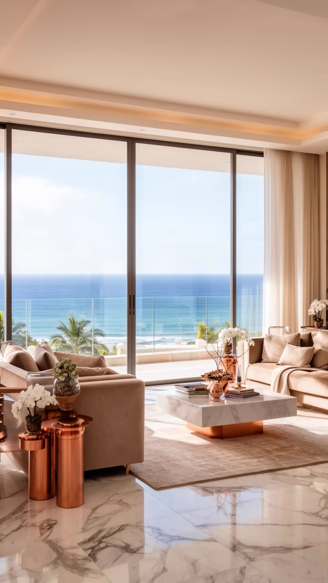 Villa contemporánea frente al mar
